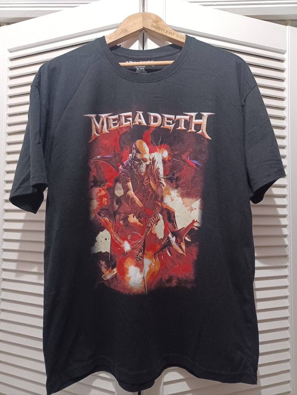 Megadeath Men's XL Heavy Metal Band t shirt Merch Graphic Tour Music